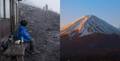 Imagem ilustrativa da imagem Menino de 7 anos é abandonado pelo pai durante trilha no Monte Fuji