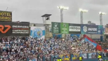Imagem ilustrativa da notícia: Súmula de Brusque x Paysandu aponta falha de segurança