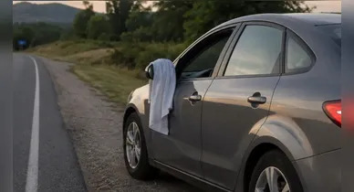 Esse gesto simples carrega um significado importante para quem circula pela estrada.