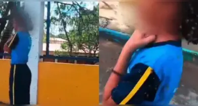 Vídeo foi compartilhado pelo próprio motoboy.