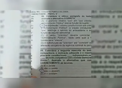 O problema surgiu após um candidato notar falhas na impressão de algumas alternativas, o que levantou suspeitas sobre as respostas.