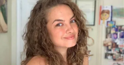 Lua Blanco durante participação no Domingo Legal, do SBT, em julho. A gravação da atriz voltou a circular nas redes sociais e gerou comentários entre os internautas.