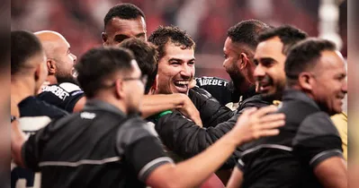 Remo reagiu na etapa final e conseguiu arrancar o empate por 1 a 1 nos minutos finais, com gol de Vitor Bueno.