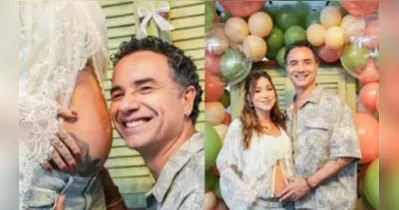 Humorista já é pai de duas meninas e Jéssica é mãe de uma menina.