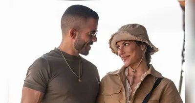 Mari Gonzalez e Pipo Marques ficaram noivos durante viagem romântica ao Quênia.