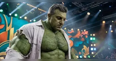 No vídeo, Marcos Mion aparece transformado em Tom Cruise, enquanto Luciano Huck surge como o Hulk.