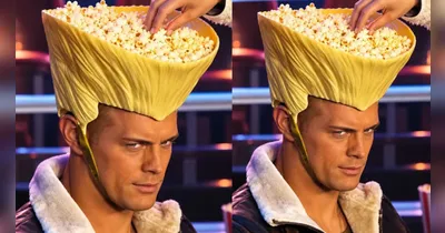 O balde foi usado pelos atores que fazem o filme