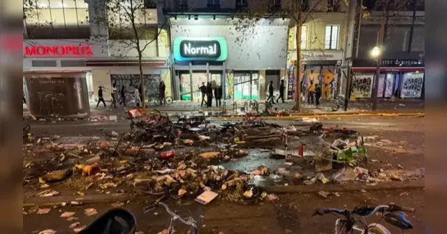 Imagem ilustrativa da notícia Macron proíbe protestos e culpa extrema-esquerda na França
