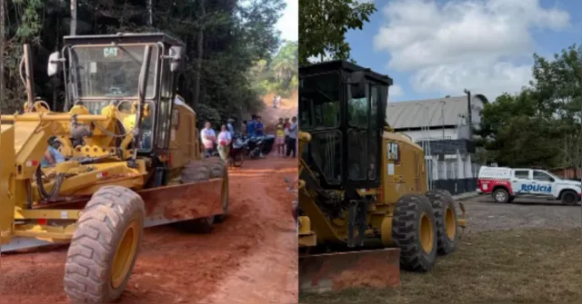 Imagem ilustrativa da notícia Mulher morre após acidente com moto e motoniveladora em Irituia