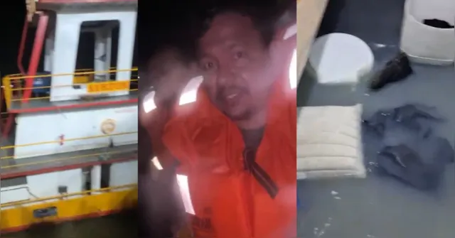 Imagem ilustrativa da notícia Tripulantes ficam à deriva em empurrador após falha de motor