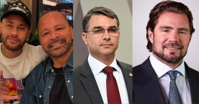 Imagem ilustrativa da notícia Mensagens ligam Flávio Bolsonaro e "Neymar Pai" a Vorcaro