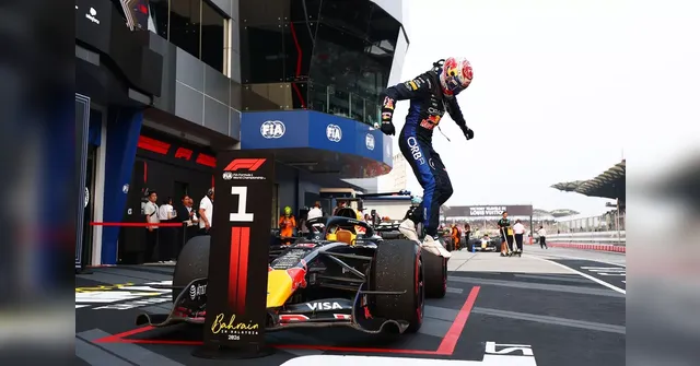 Imagem ilustrativa da notícia Verstappen vence GP do Bahrein em corrida marcada por chuva e longo atraso