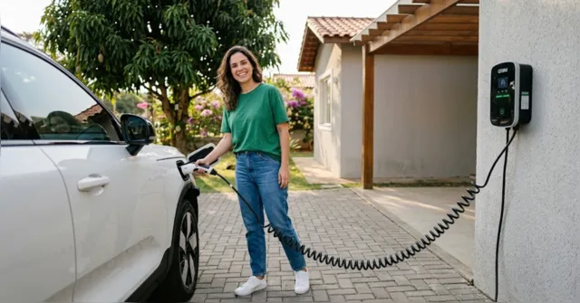 Imagem ilustrativa da notícia Vai carregar carro elétrico em casa? Veja como preparar a instalação elétrica