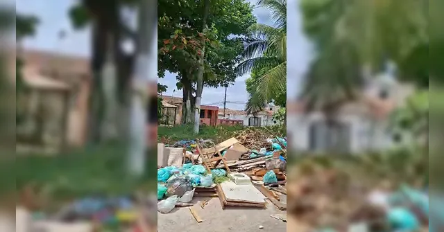 Imagem ilustrativa da notícia Vídeo: moradores denunciam acúmulo de lixo e falta de iluminação em Ananindeua