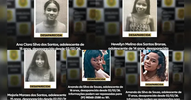 Imagem ilustrativa da notícia Polícia divulga lista de adolescentes desaparecidos no Pará; veja como ajudar