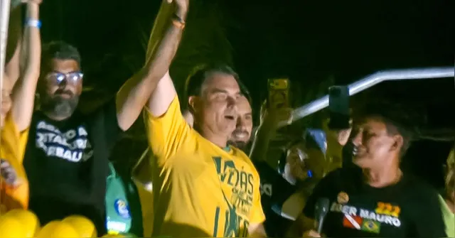 Imagem ilustrativa da notícia Daniel Santos se alia a Flávio Bolsonaro e Éder Mauro em ato em Belém