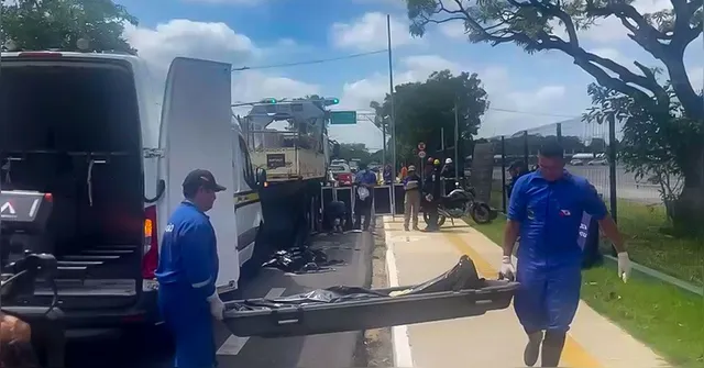 Imagem ilustrativa da notícia Belém: idosa morre após ser atropelada e cair debaixo de caminhão