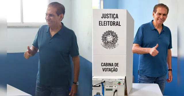 Imagem ilustrativa da notícia Senador Jader Barbalho vota em Belém e destaca 60 anos de vida pública