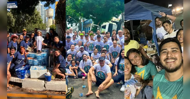 Imagem ilustrativa da notícia Voluntários levam água, cuidados e fé aos romeiros durante o Círio