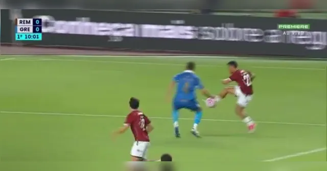 Imagem ilustrativa da notícia Vídeo: Remo reclama de pênalti não marcado contra o Grêmio