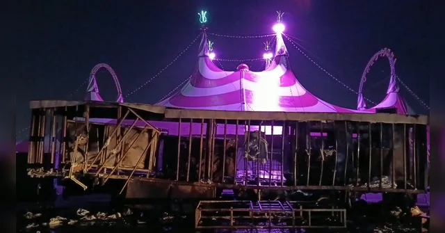Imagem ilustrativa da notícia Incêndio atinge Circo Americano, no bairro do Marco, em Belém