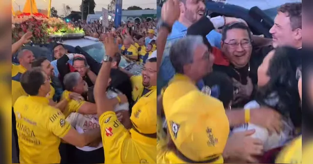 Imagem ilustrativa da notícia Vídeo: bispos celebram com a Guarda de Nazaré em Marituba