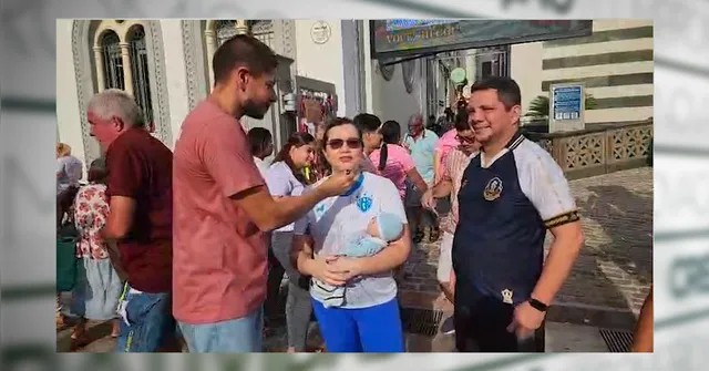 Imagem ilustrativa da notícia Círio 2026: promesseira agradece à Nazinha após final feliz de gravidez complicada