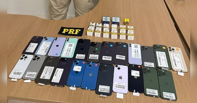 Imagem ilustrativa da notícia iPhones e emagrecedores ilegais são apreendidos no Pará
