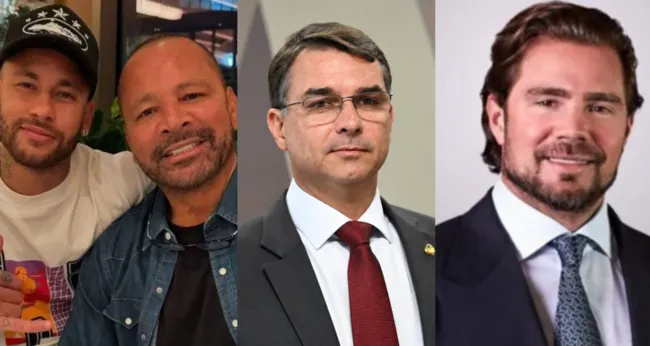 Imagem ilustrativa da imagem Mensagens ligam Flávio Bolsonaro e "Neymar Pai" a Vorcaro