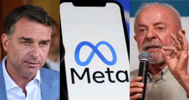 Imagem ilustrativa da imagem Meta admite "falhas" que prejudicaram Lula e beneficiaram Flávio Bolsonaro