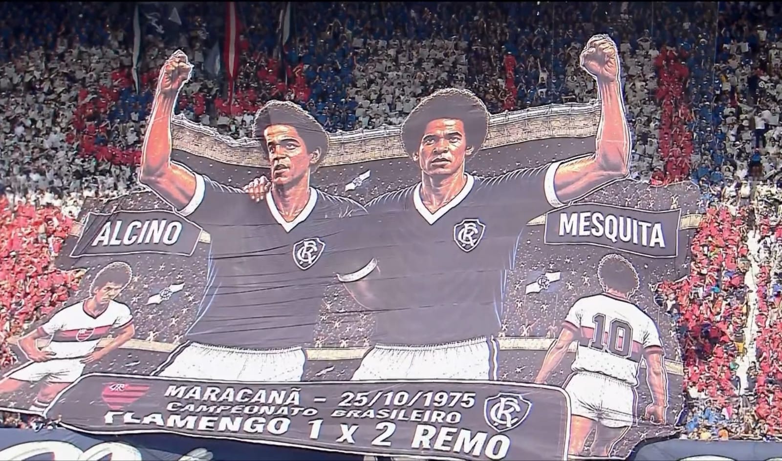 Alcino e Mesquita foram homenageados pelo Remo