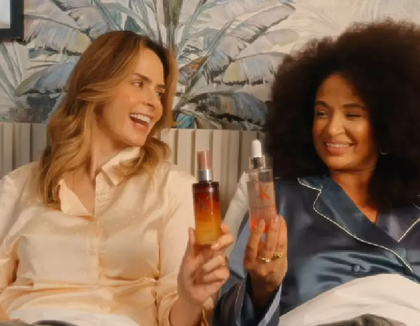 A campanha publicitária mostra Ana Paula conversando com uma amiga em referência a amizade com Milena no BBB 26.