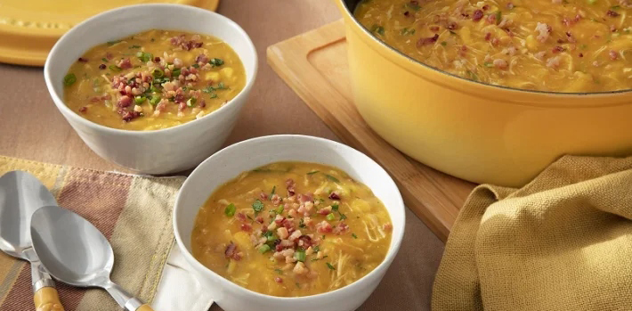 Caldo de Kenga: receita é fácil de preparar, rende aproximadamente 10 porções e leva cerca de 40 minutos.
