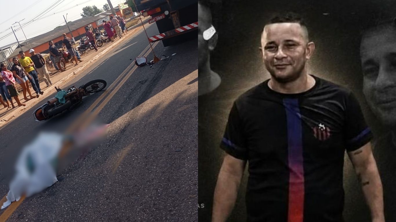 Gilson Santos Vale, de 37 anos, ia para o trabalho de motocicleta quando perdeu o controle do veículo.