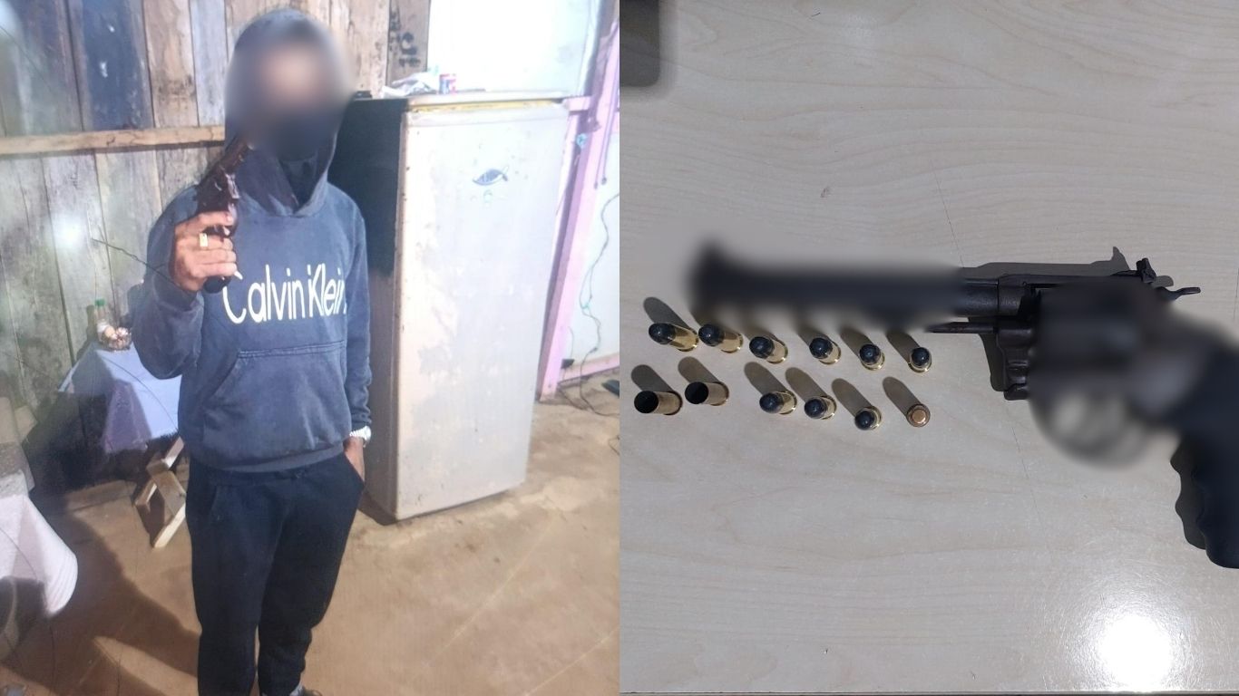 Ocorrência foi registrada no bairro Olga Benário; segundo a versão policial, homem teria efetuado disparos durante tentativa de abordagem