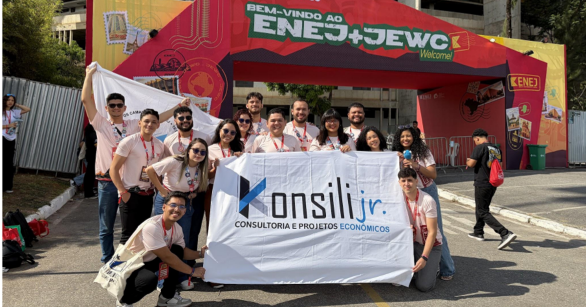 Estudantes da Konsili Jr., da UFPA, representaram o Pará no ENEJ 2026, em Belo Horizonte, e celebraram a conquista do Nível 2, reconhecimento pelo desempenho e evolução da empresa júnior ao longo do ano.