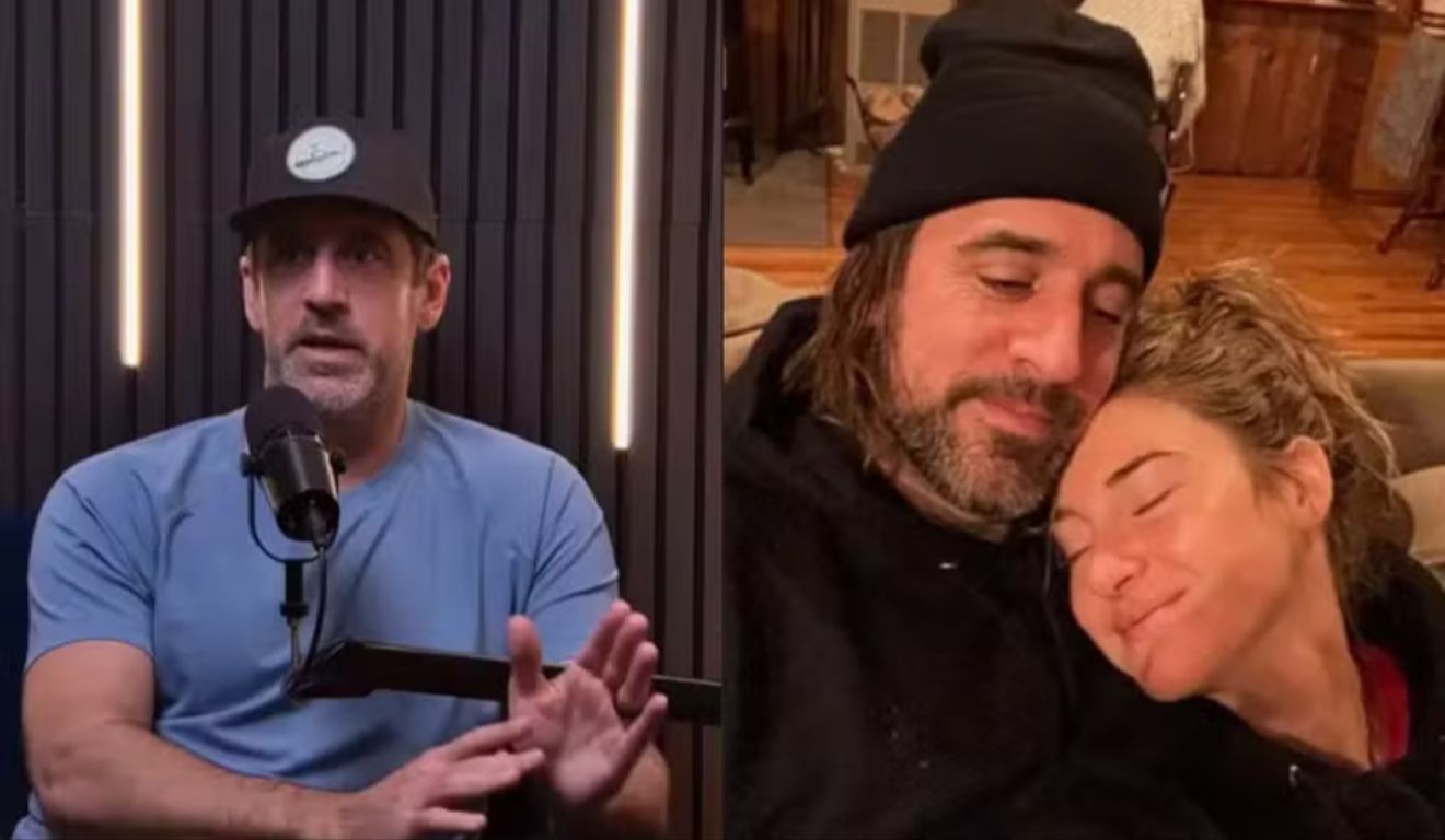 Aaron Rodgers fala sobre o término do noivado com Shailene Woodley em podcast.