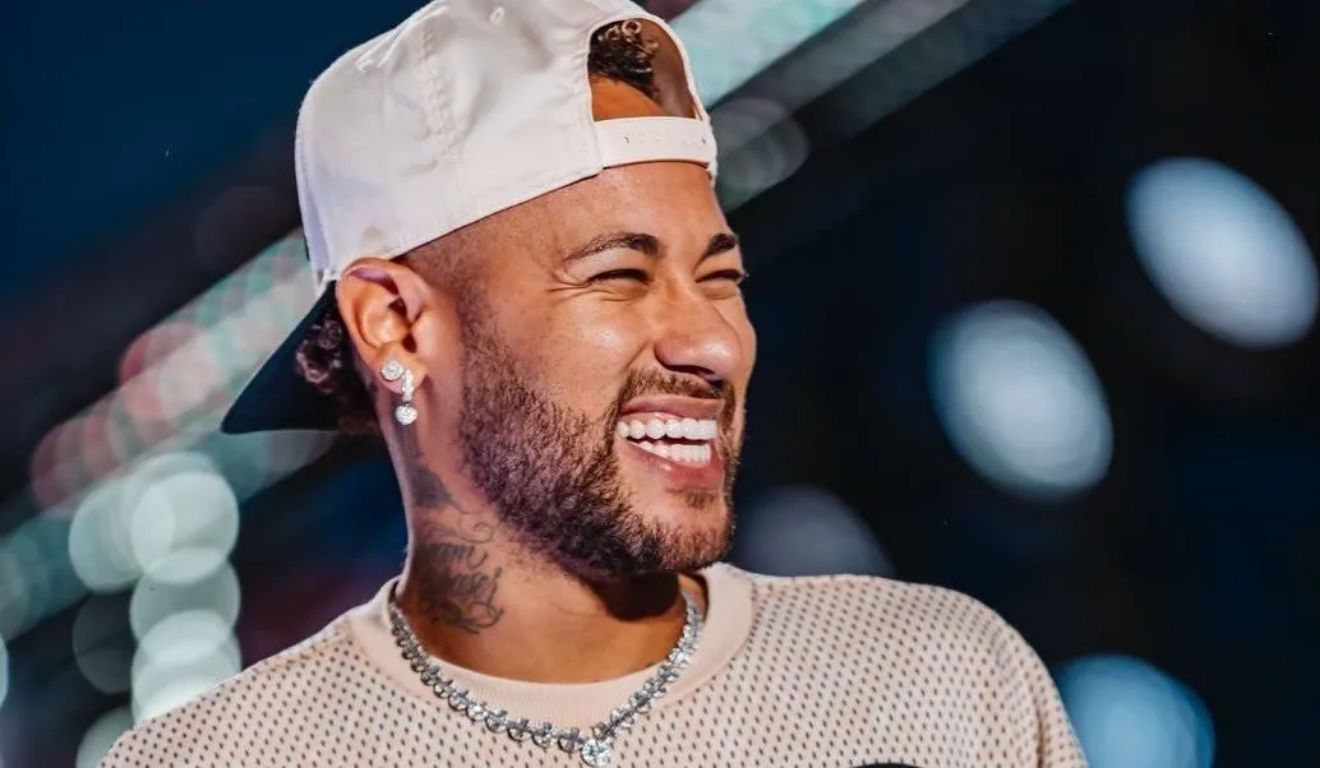 Neymar reagiu à publicação com um emoji de risada