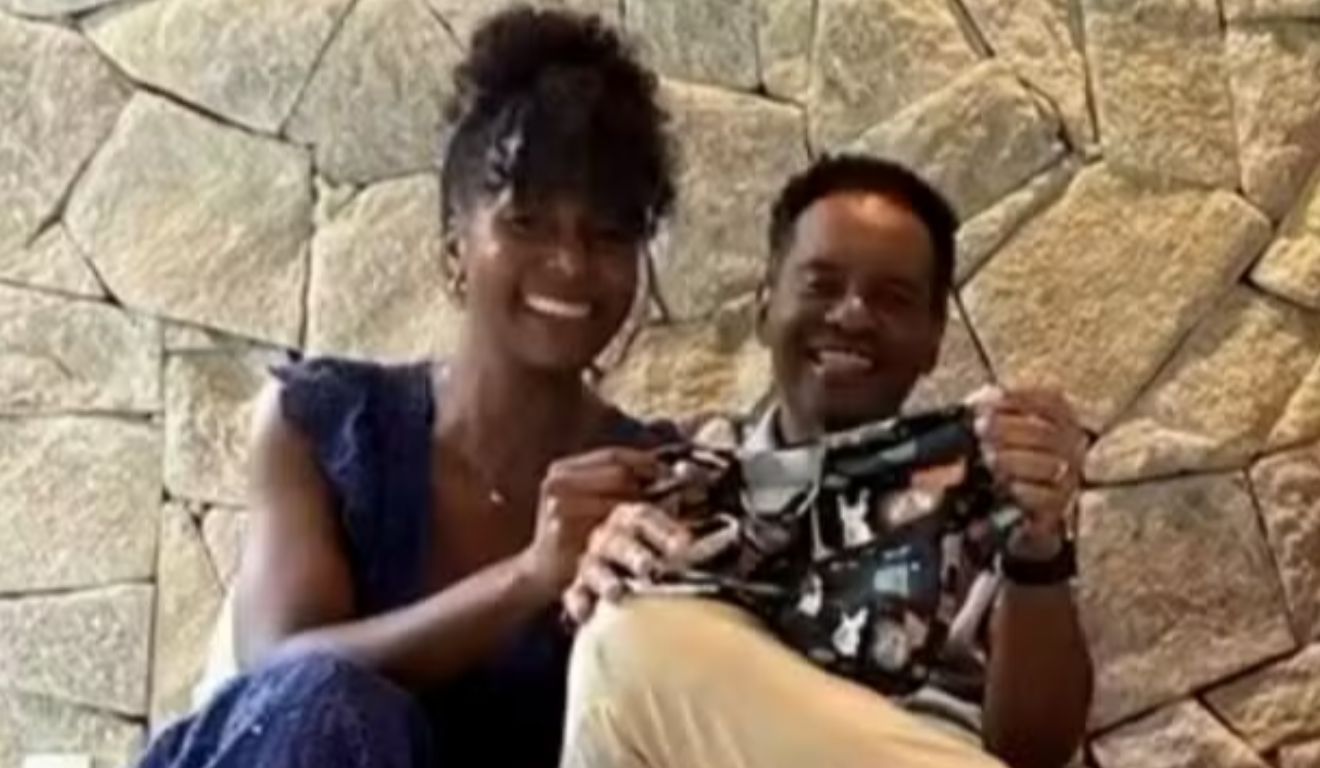Maju Coutinho é casada com Agostinho Paulo Moura desde 2009.