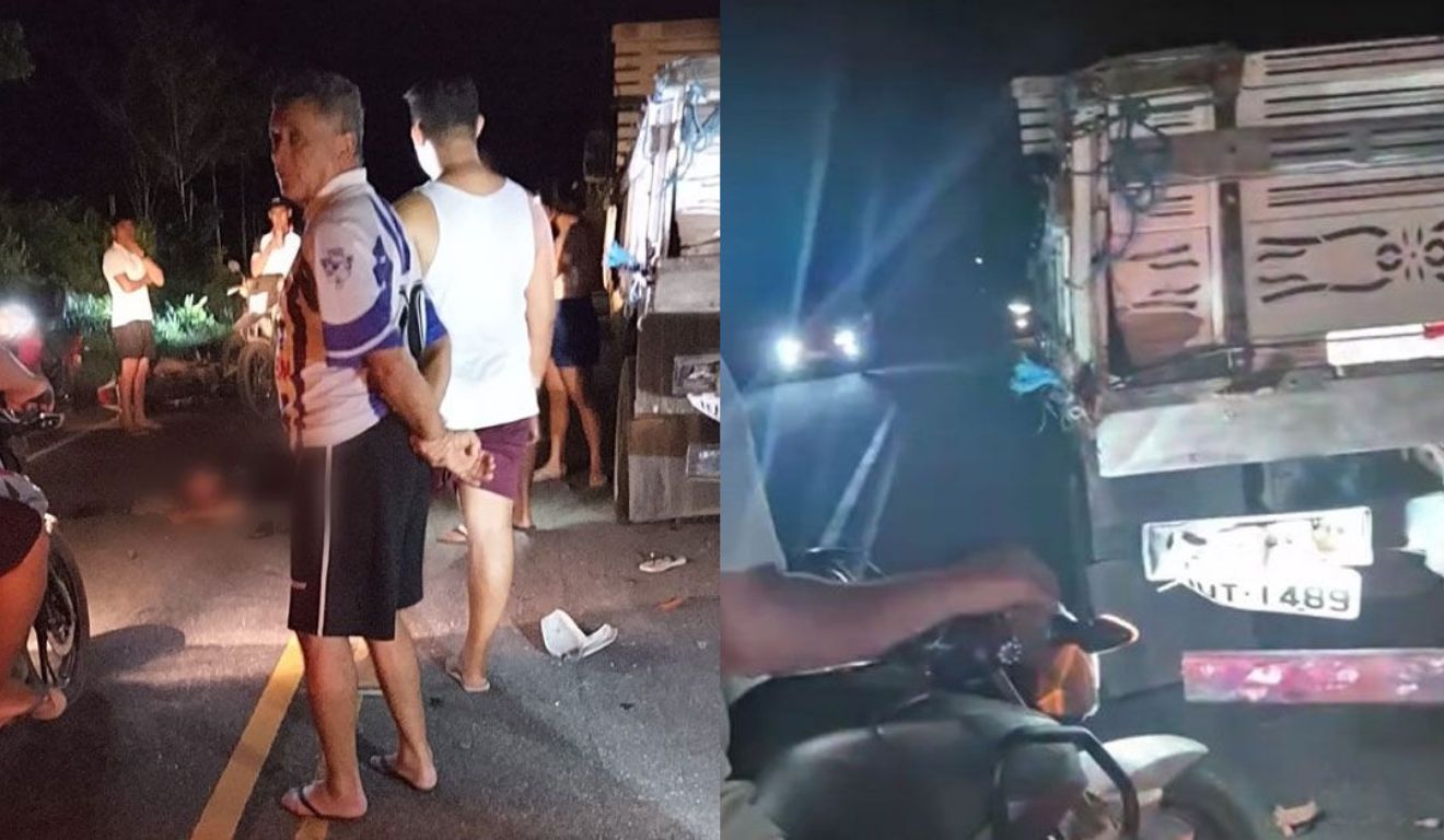 Relatos afirma que caminhão estava sem a sinalização correta.