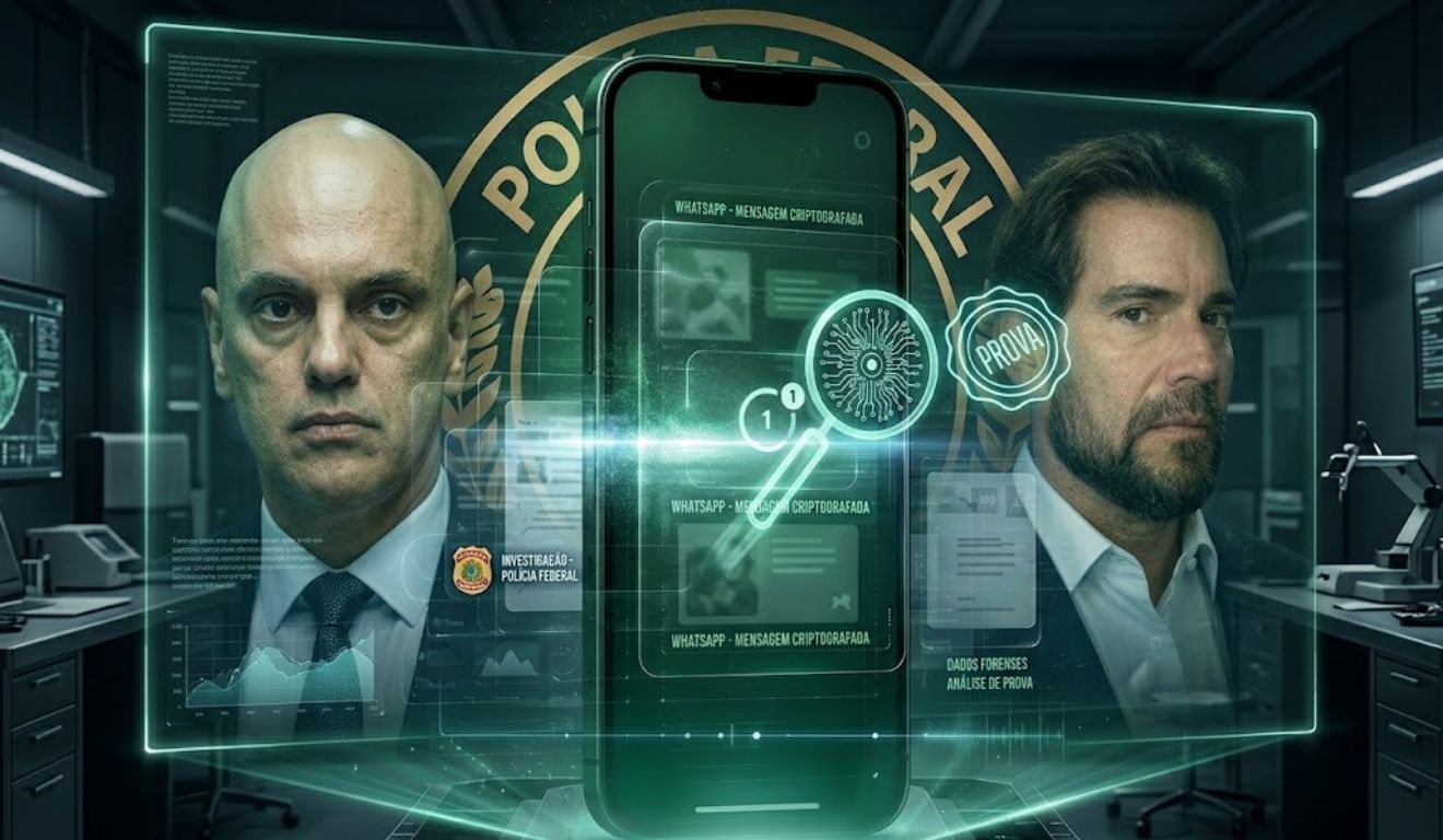 Documento da PF explica procedimentos utilizados pelos investigadores para acessar mensagens apagadas ou de visualização única.