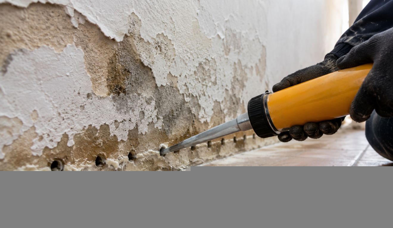 Entre os problemas mais comuns com a umidade estão as manchas escuras, o surgimento de bolor e o desprendimento da pintura e do revestimento.