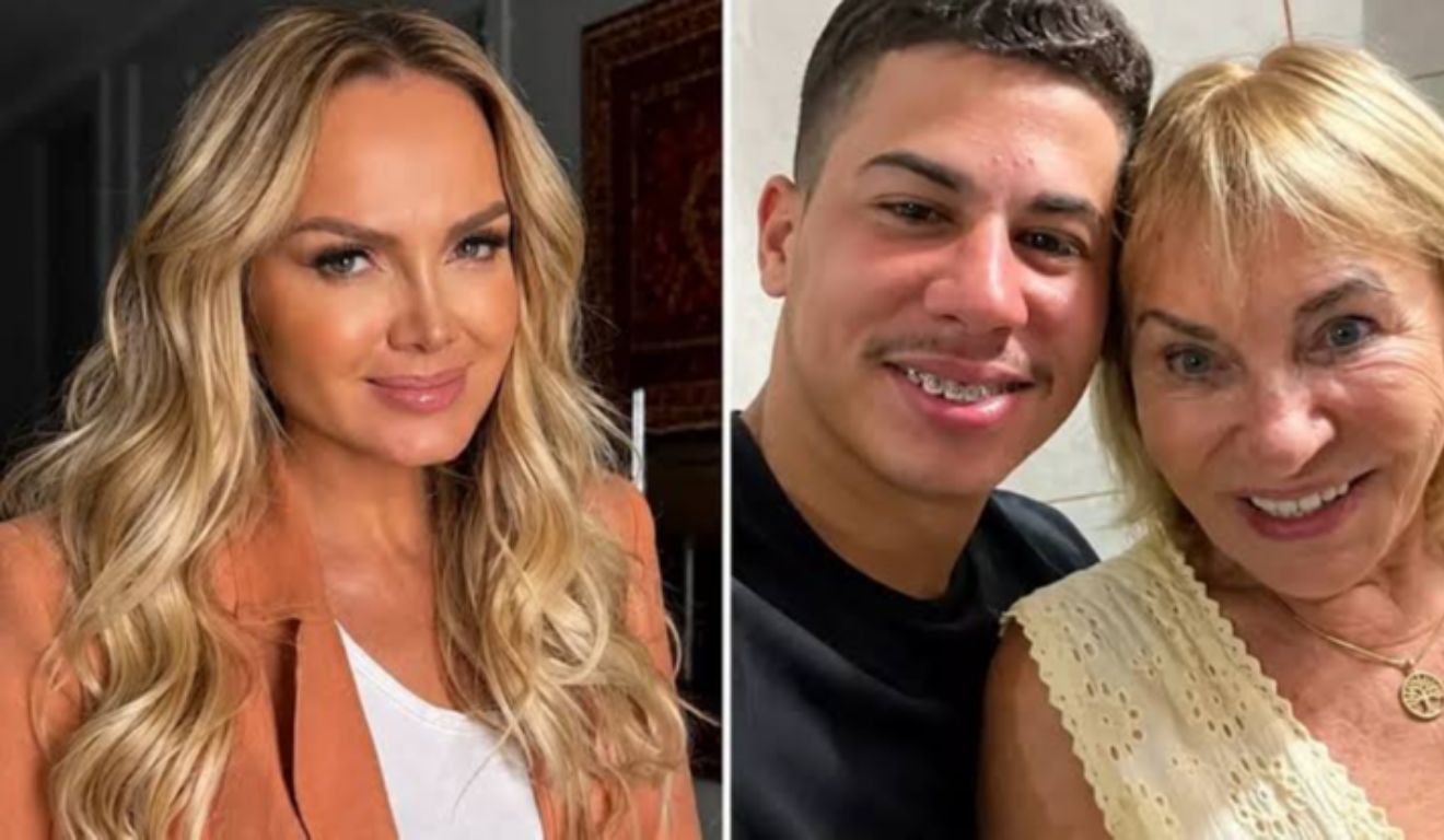 Aos 24 anos, influenciador afirma namorar Eva Michaelichen, mãe da apresentadora, de 87 anos, e já declarou vontade de se casar com ela
