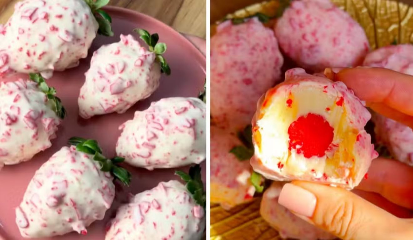 O morango cravejado substitui o do amor e é a nova sensação via as redes sociais