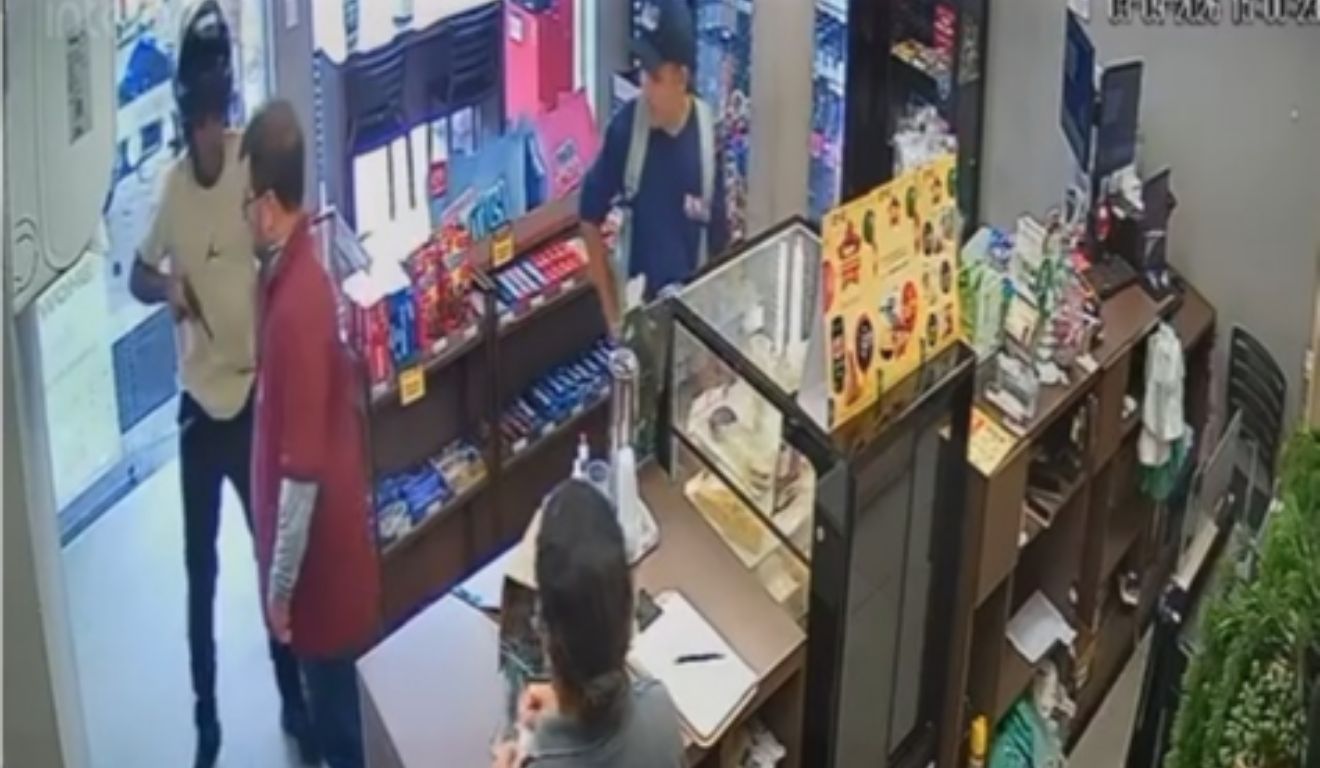 Imagens de câmeras de monitoramento ajudaram na identificação e prisão do suspeito