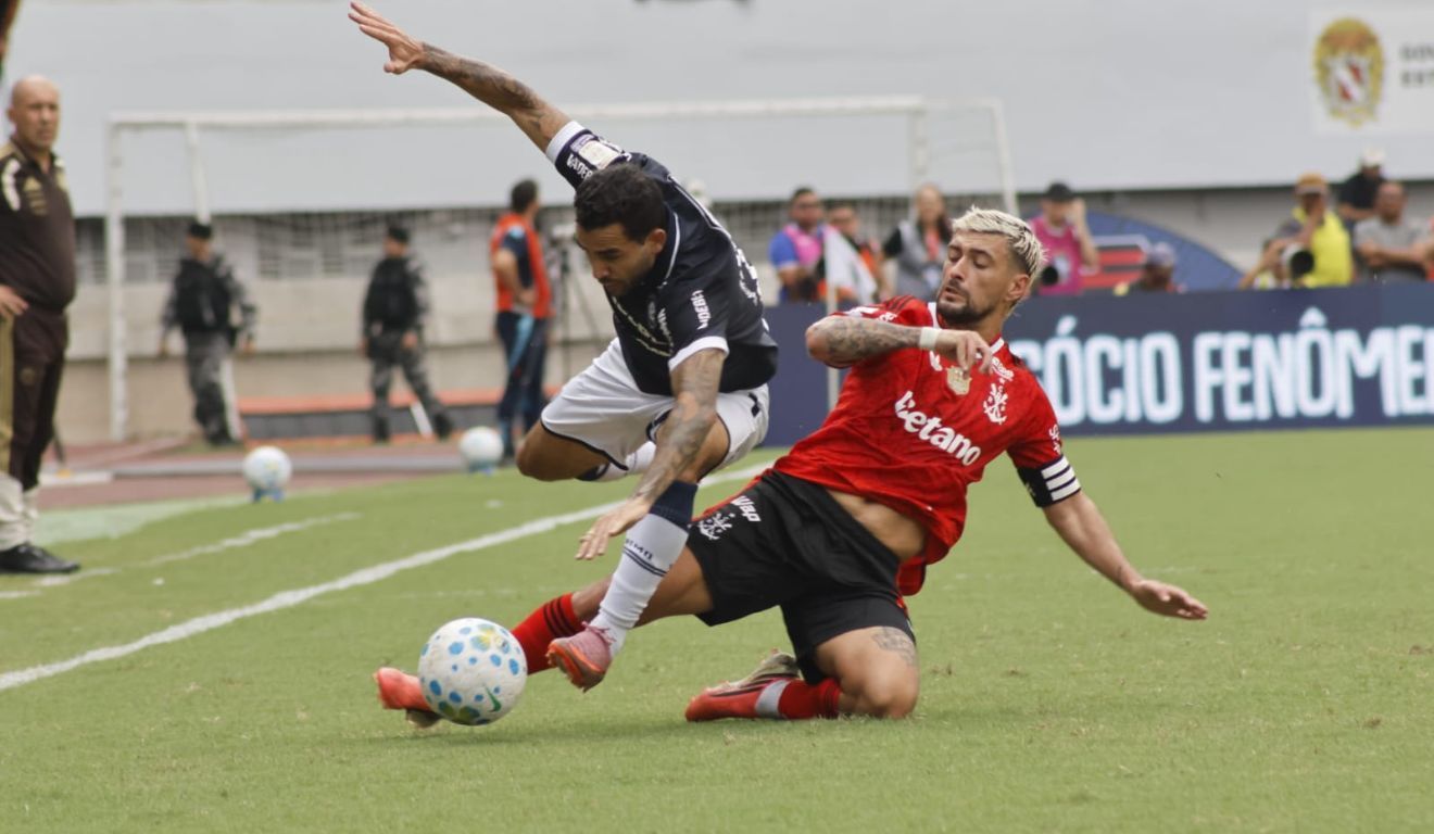 Arrascaeta (foto) foi um dos principais jogadores do Flamengo na vitória sobre o Remo