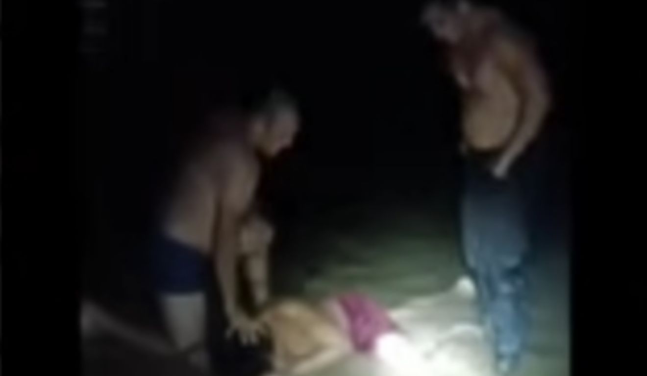 O homem foi resgatado pelos policias longe da margem do rio Tapajós