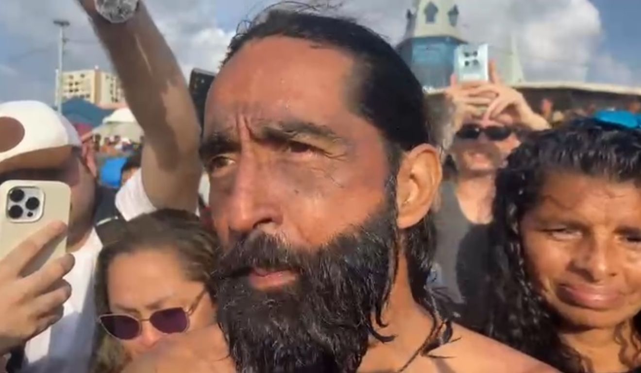 O colombiano Wilber Honório Muñoz chegou em Belém na tarde deste domingo (30).