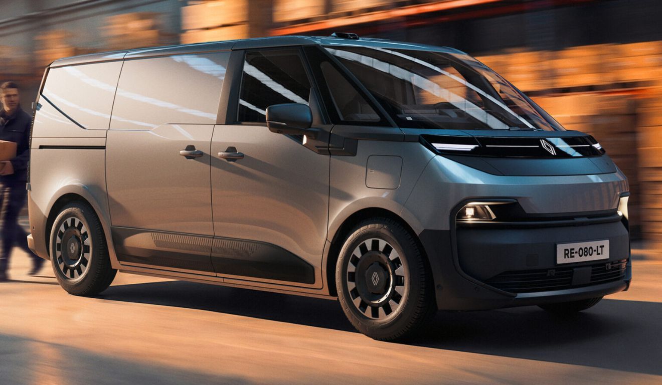 A nova Trafic Van E-Tech electric pode alcançar até 470 km de autonomia e realizar uma recarga de 15% a 80% em cerca de 20 minutos.