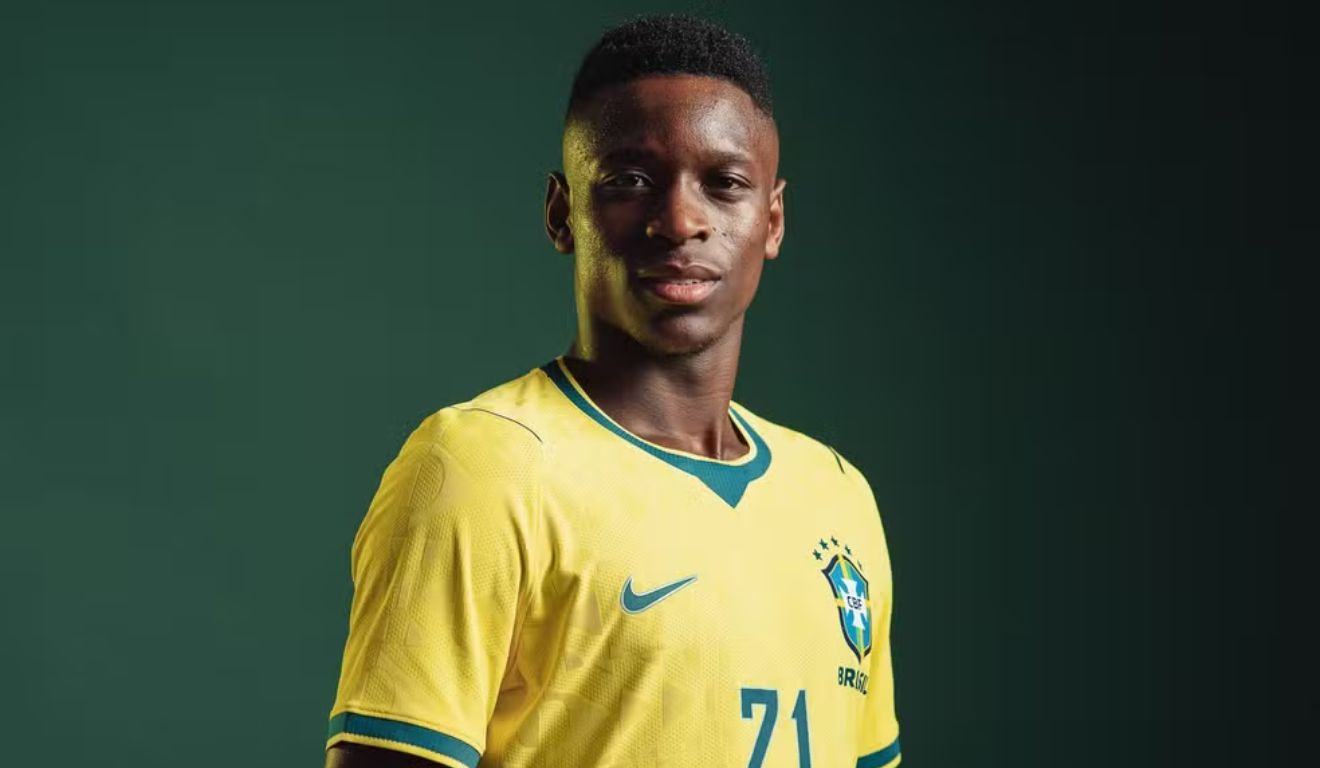 Luiz Henrique durante preparação da Seleção Brasileira para a Copa do Mundo de 2026.